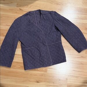 Japanese Workware Jacket • Eggplant Purple • Minimalist Cocoon Style
